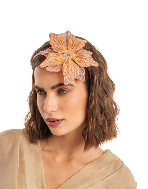 namjosh Peach Lilly Headband