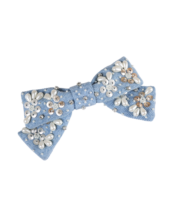 Namjosh Pearl O' Denim Bow