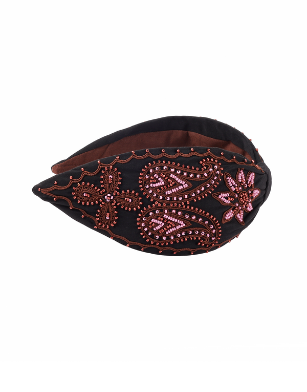 Namjosh Pink Beaded Headband