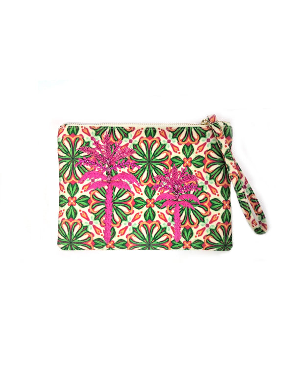 Namjosh Pink Palm Utility Pouch