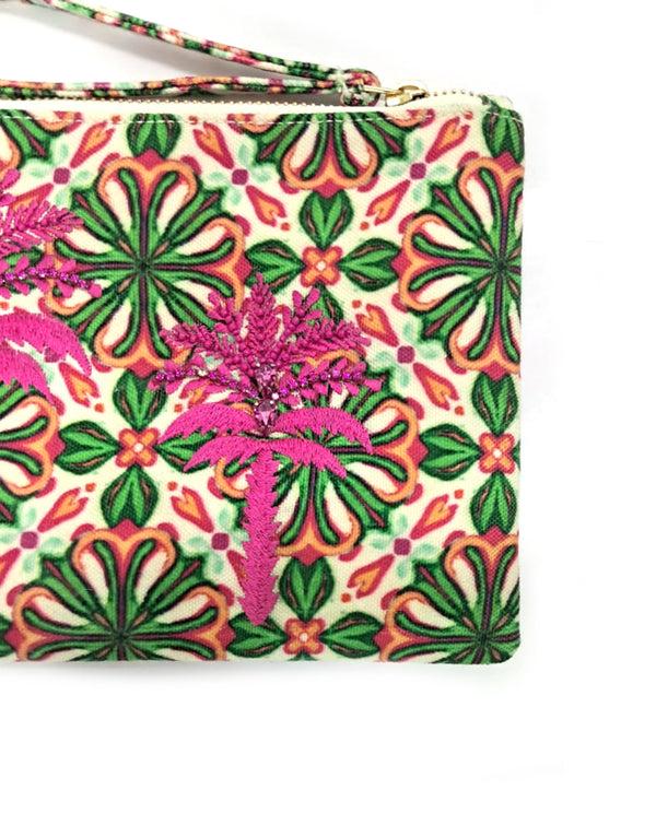 Namjosh Pink Palm Utility Pouch