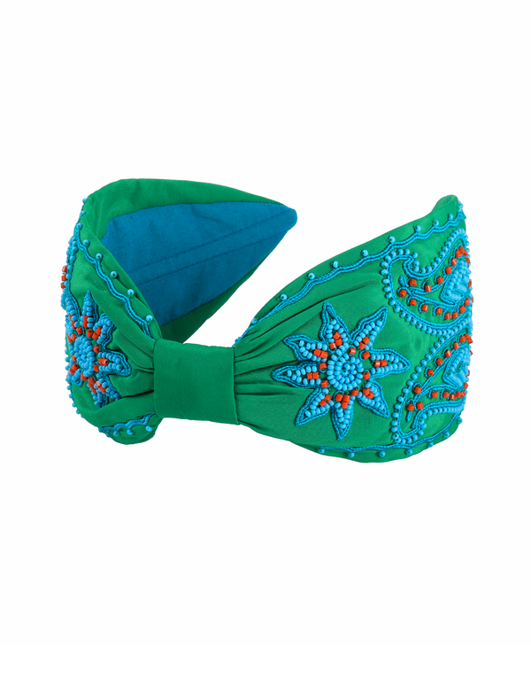 namjosh Predominantly Green Headband