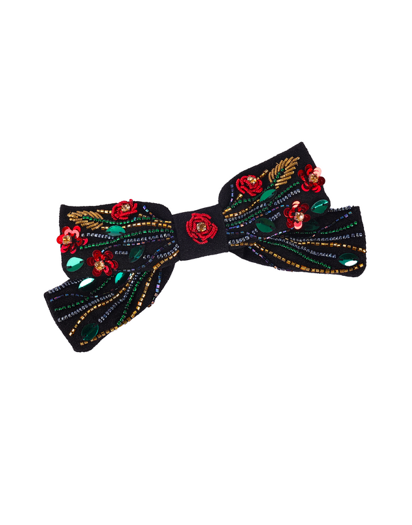 Namjosh Rose Garden Bow Barrette