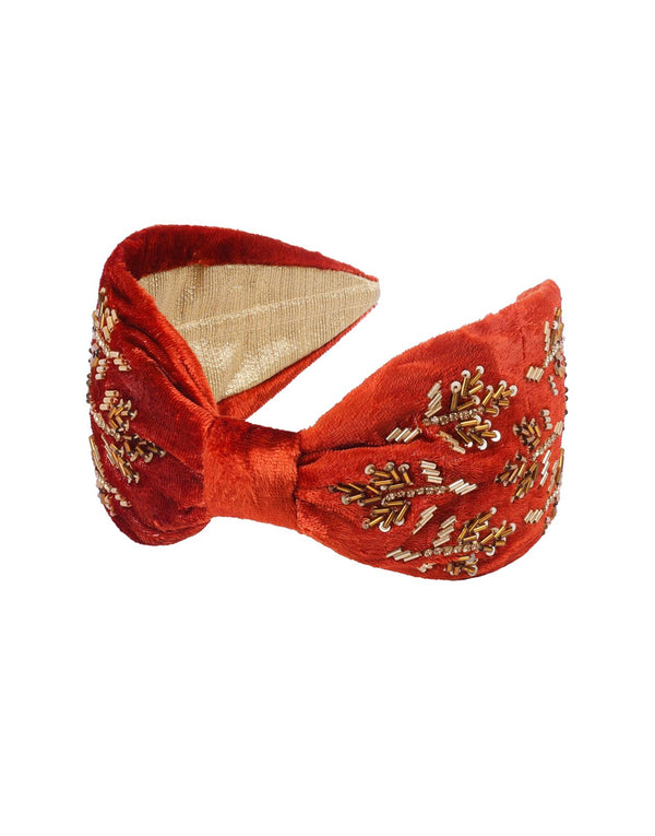 namjosh Rust Orange Headband