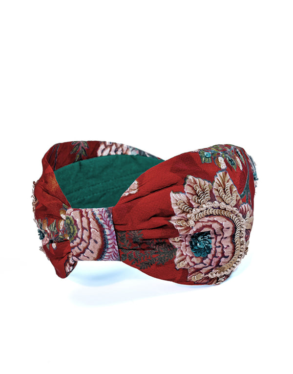 namjosh Scarlet Bloom Headband