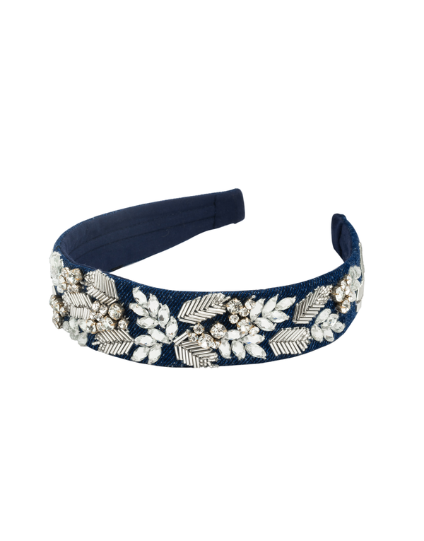 namjosh Silver Crown Headband