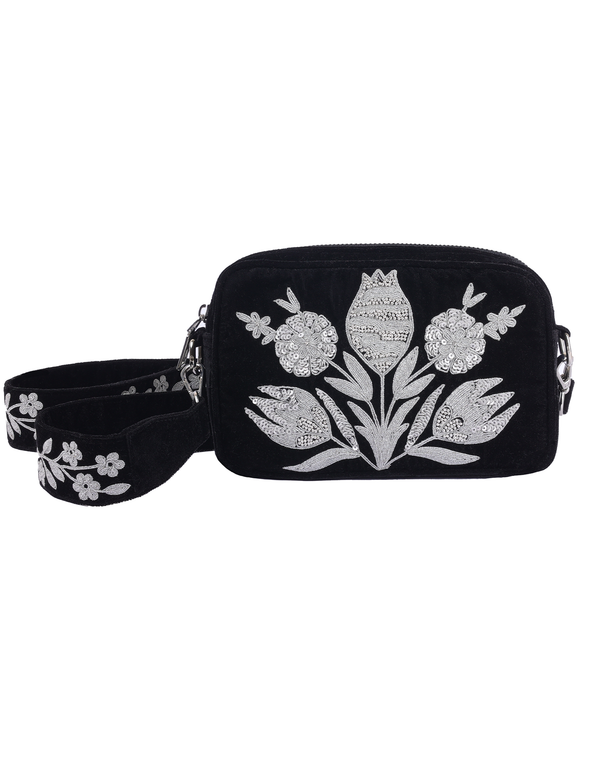 namjosh Silver Rose Bag