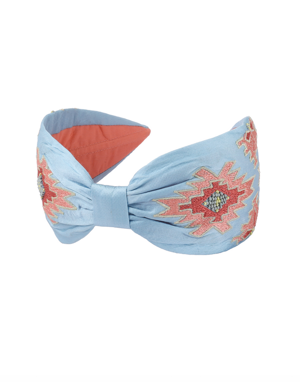 namjosh Turquoise Floral Headband