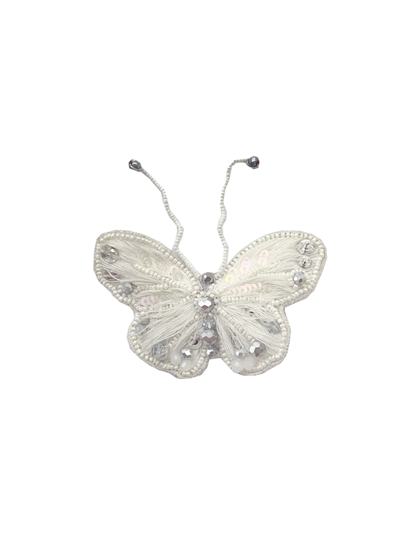 Namjosh White Butterfly Clip