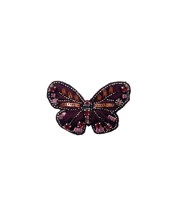 Namjosh Wine Butterfly Clip
