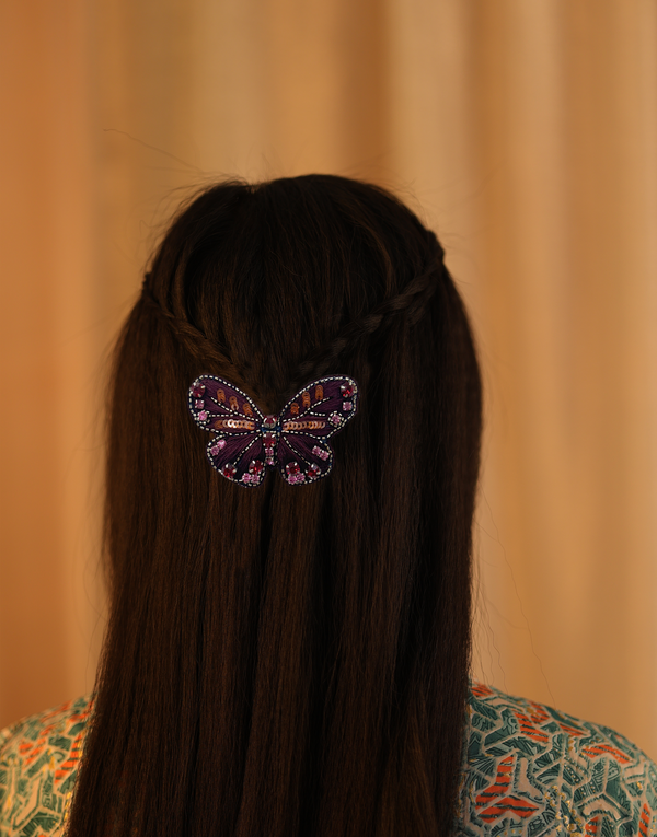 namjosh Wine Butterfly Clip