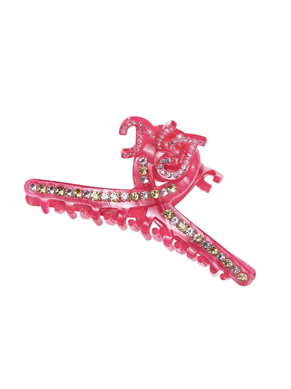 nana jacqueline Adriana Crystal Claw Clip (Rose Pink)