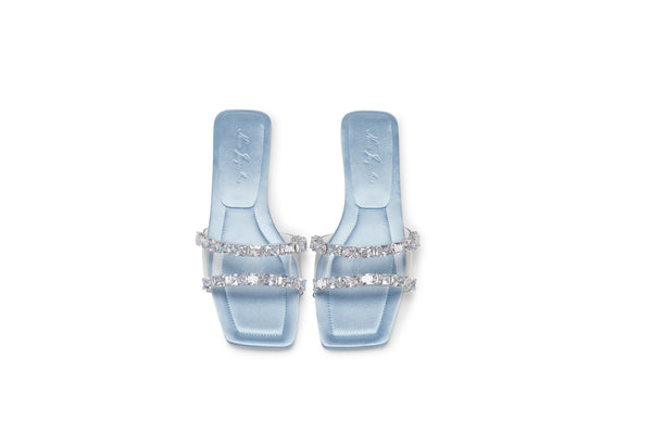 Nana Jacqueline Alexandra Diamond Sandals (Blue) (Final Sale)