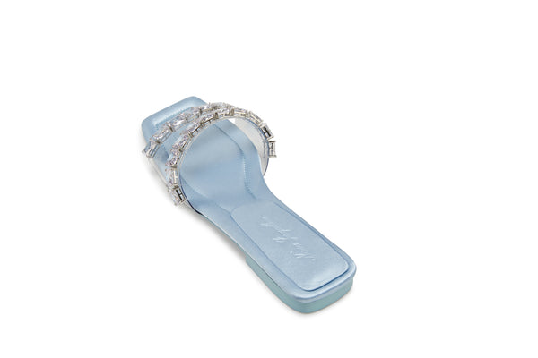 Nana Jacqueline Alexandra Diamond Sandals (Blue) (Final Sale)