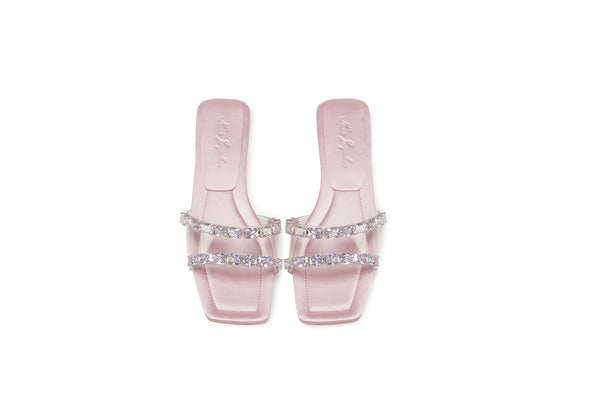 Nana Jacqueline Alexandra Diamond Sandals (Pink) (Final Sale)