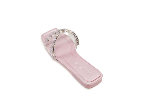 Nana Jacqueline Alexandra Diamond Sandals (Pink) (Final Sale)