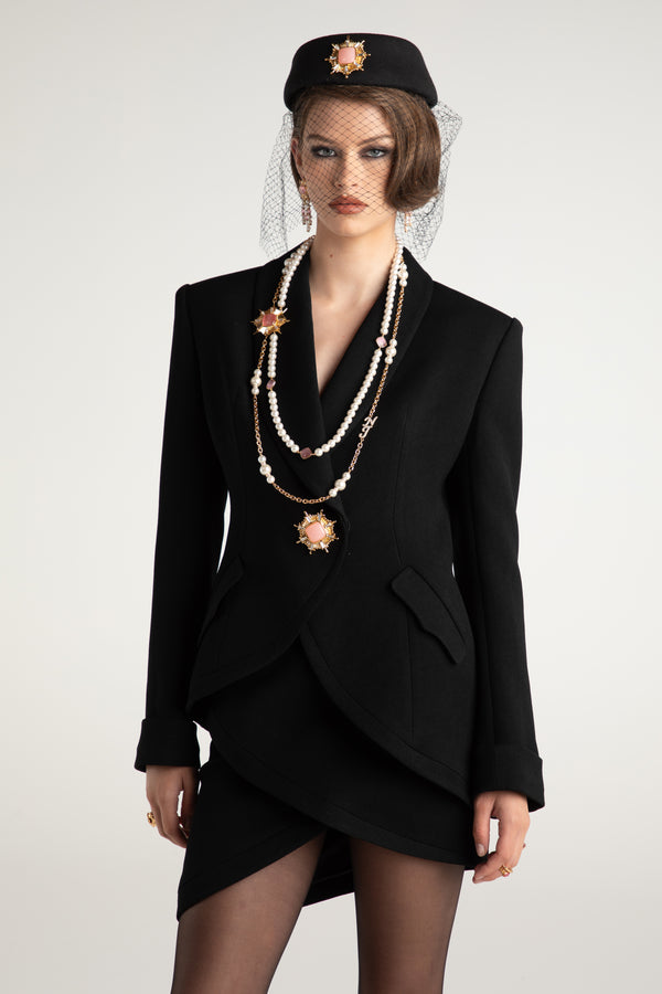 Nana Jacqueline Brooke Suit Jacket (Black) (Final Sale)