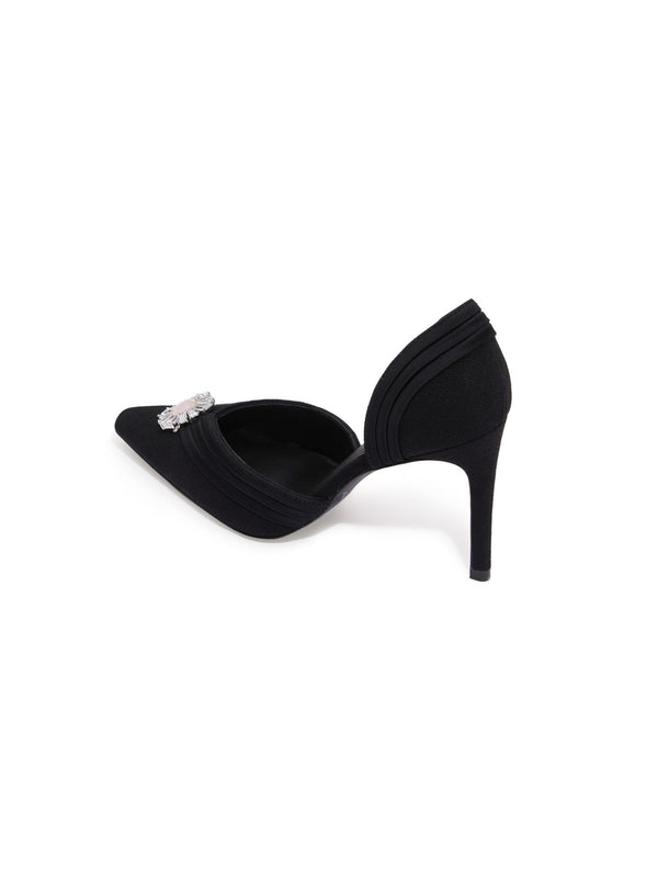 Nana Jacqueline Diana Diamond Heels (Black) (Final Sale)