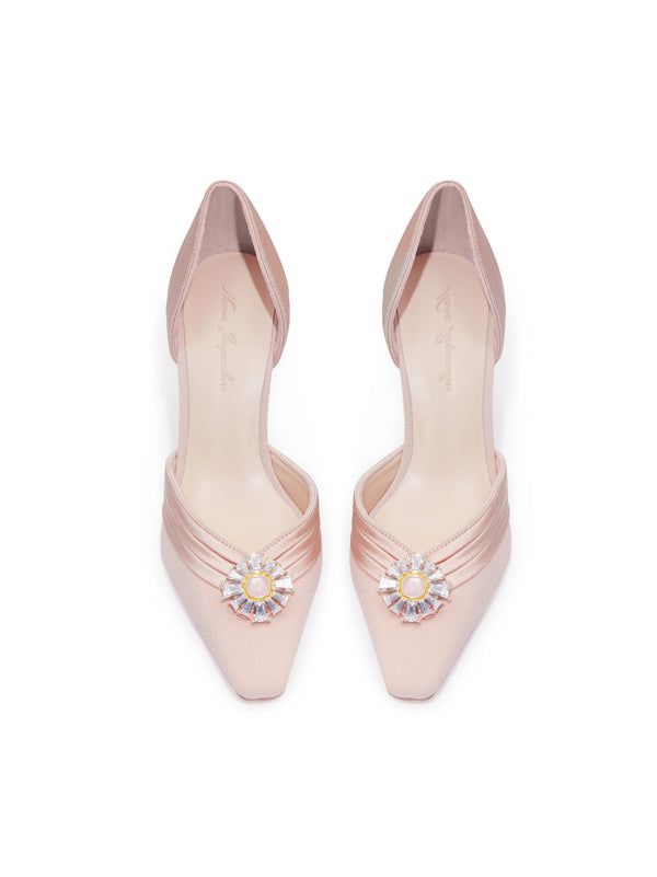 Nana Jacqueline Diana Diamond Heels (Pink) (Final Sale)