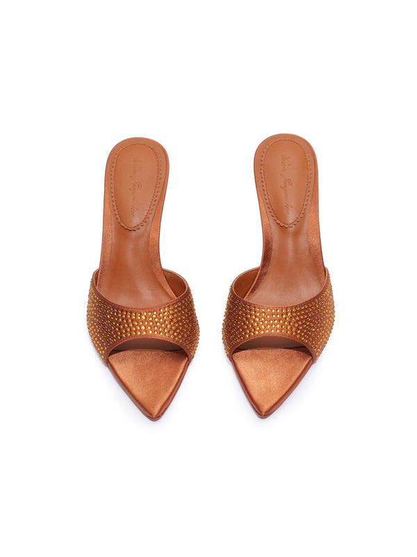 Nana Jacqueline Kate Diamond Heels (Brown) (Final Sale)