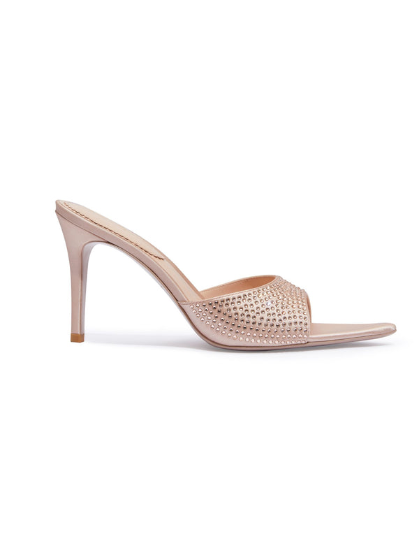 Nana Jacqueline Kate Diamond Heels (Champagne) (Final Sale)