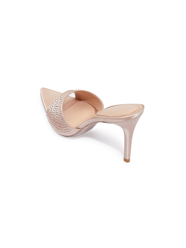 Nana Jacqueline Kate Diamond Heels (Champagne) (Final Sale)