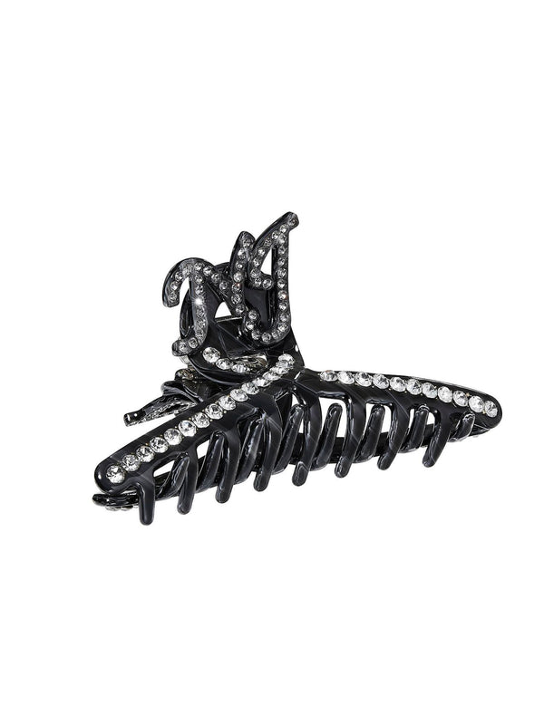 Nana Jacqueline Adriana Crystal Claw Clip (Black)