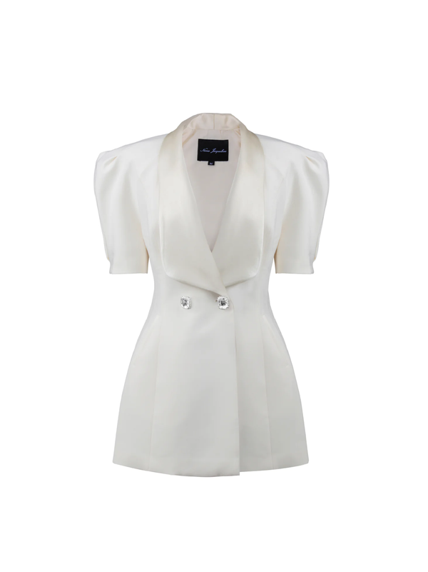 nana jacqueline Alia Dress (Off-White) (Final Sale)