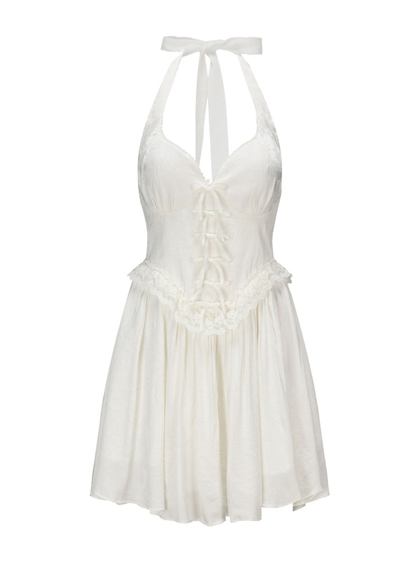 Nana Jacqueline Allie Dress (White) (Final Sale)