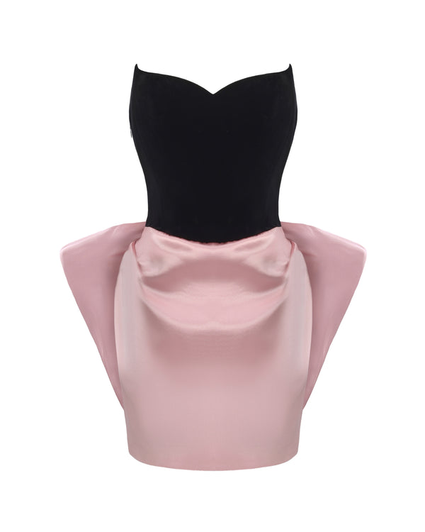 nana jacqueline Amelia Bow Mini Dress
