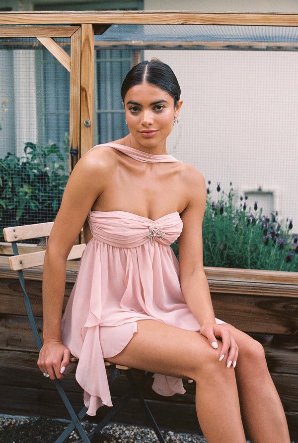 Nana Jacqueline Arabella Dress (Peach)