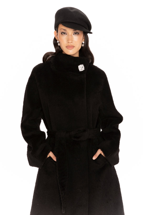 Nana Jacqueline Audrey Long Coat (Black)