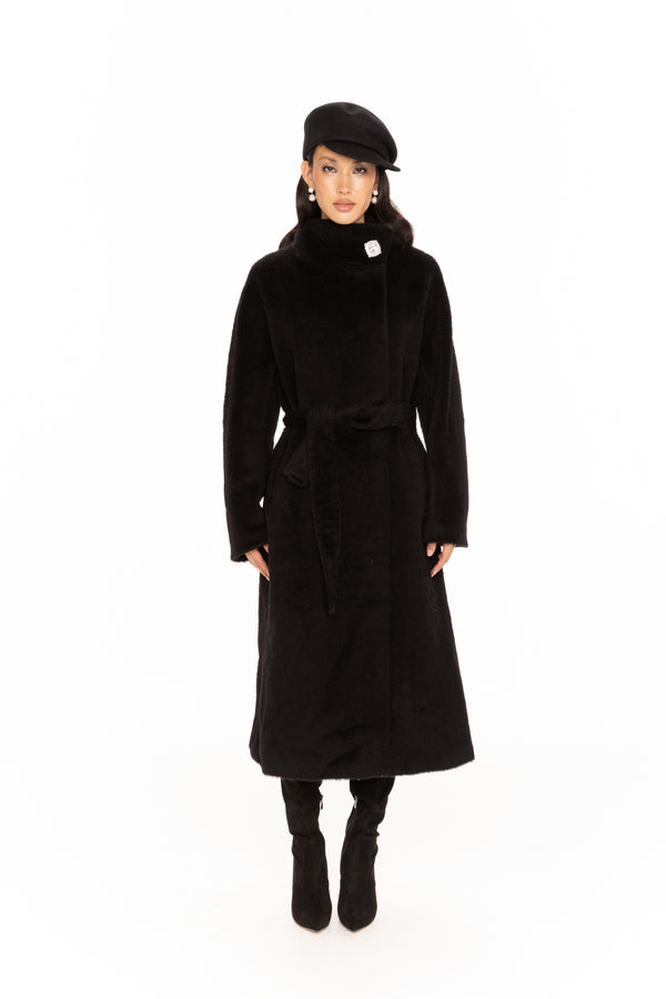Nana Jacqueline Audrey Long Coat (Black)