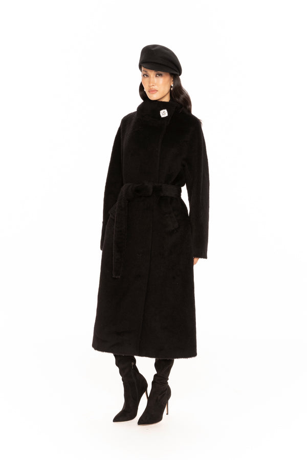 Nana Jacqueline Audrey Long Coat (Black)