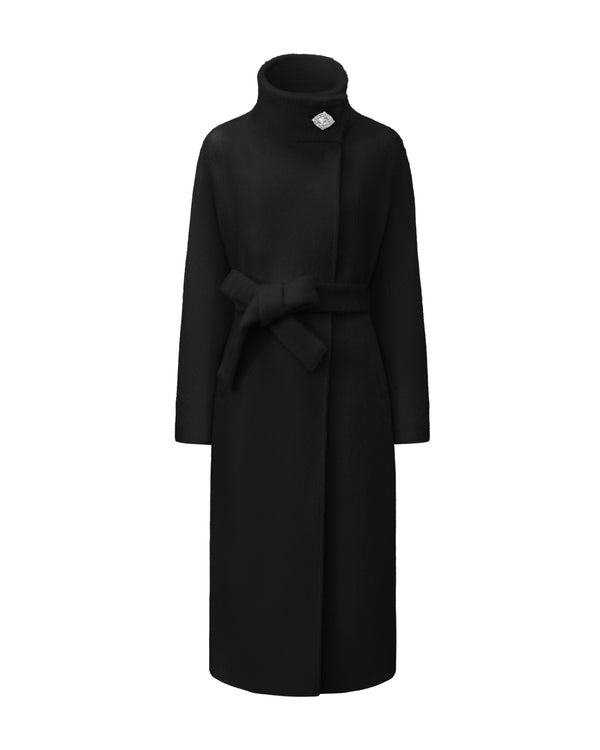 nana jacqueline Audrey Long Coat (Black)