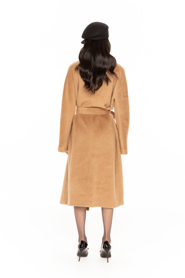 Nana Jacqueline Audrey Long Coat (Camel)