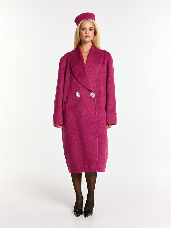 Nana Jacqueline Audrina Coat (Rose Red)