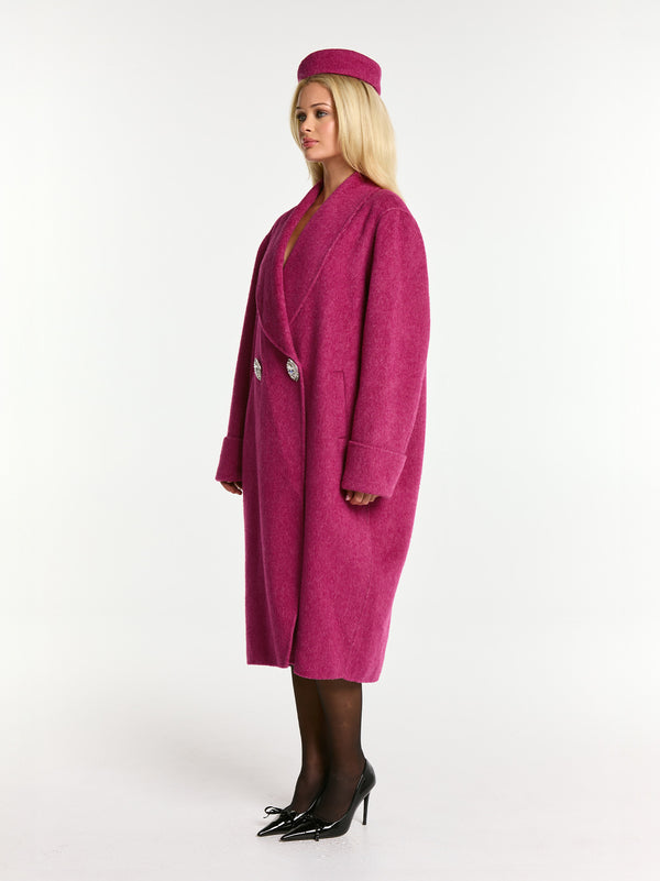 Nana Jacqueline Audrina Coat (Rose Red)