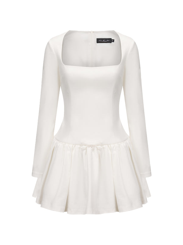 nana jacqueline Audrina Dress (White) (Final Sale)