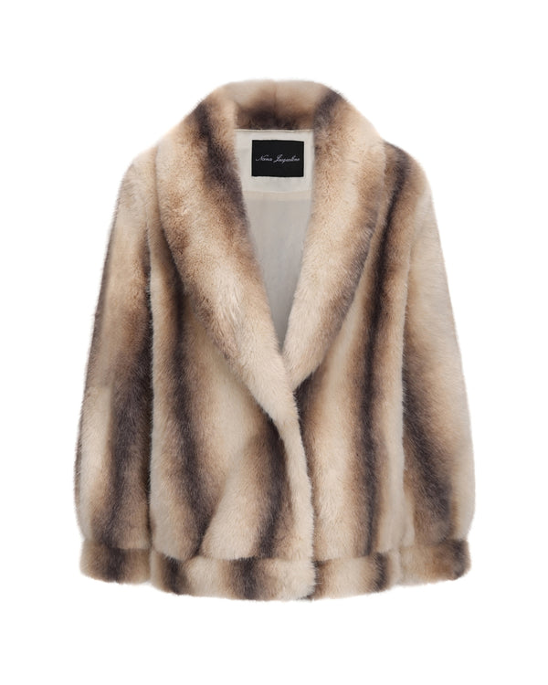 nana jacqueline Bianca Faux Fur Coat