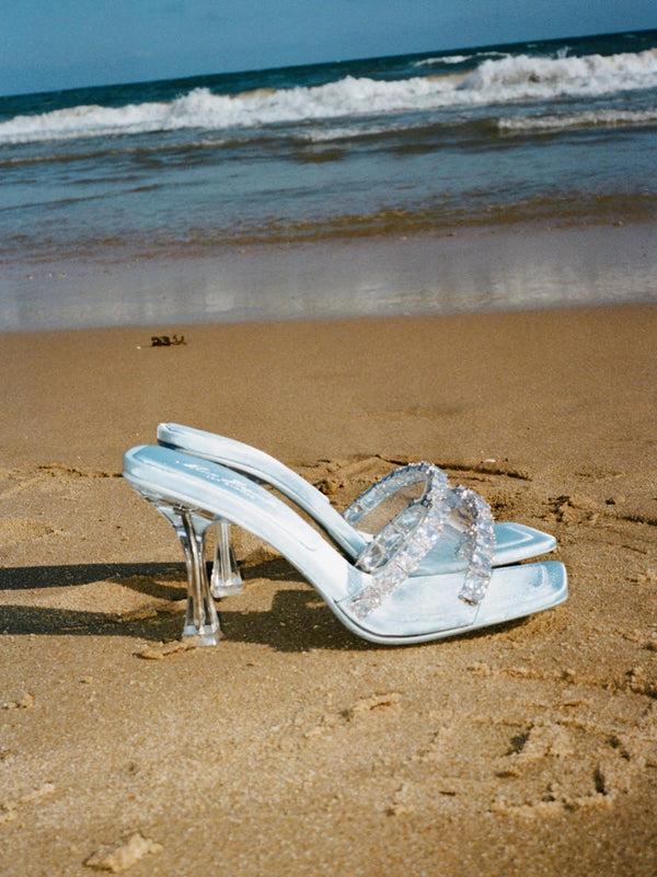 Nana Jacqueline Blue Bellah Sandals (Final Sale)