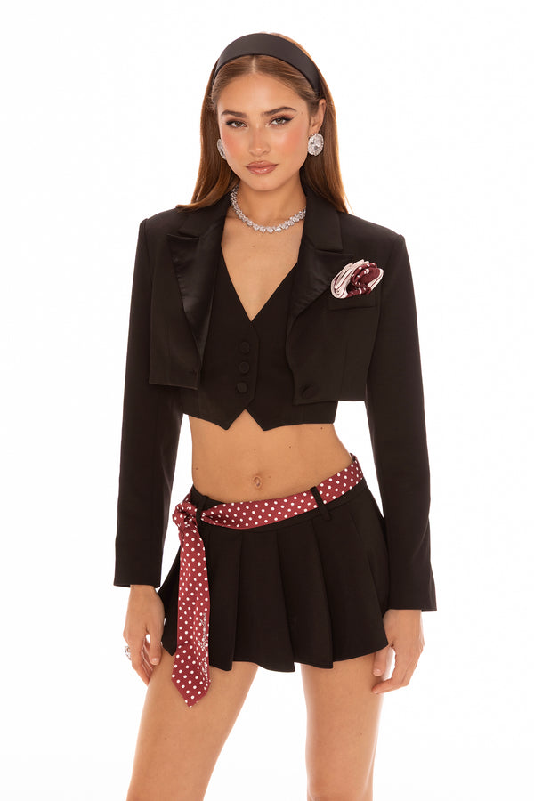 Nana Jacqueline Bridget Pocket Square (Red)