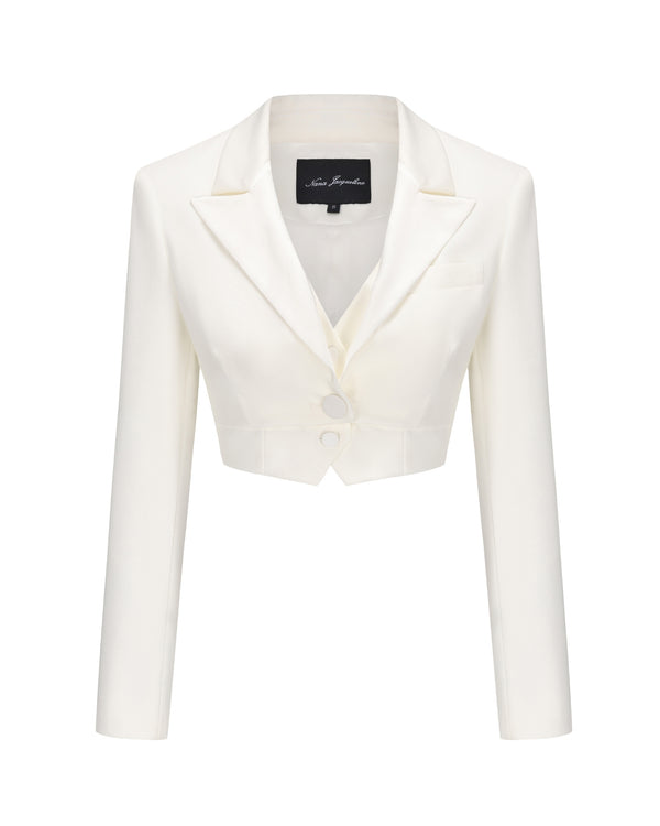 nana jacqueline Bridget Suit Jacket (White)