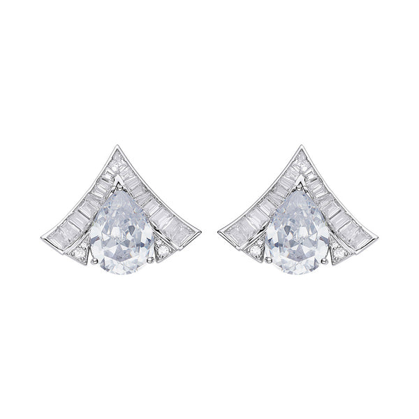 nana jacqueline Brigette Earrings (White) (Final Sale)
