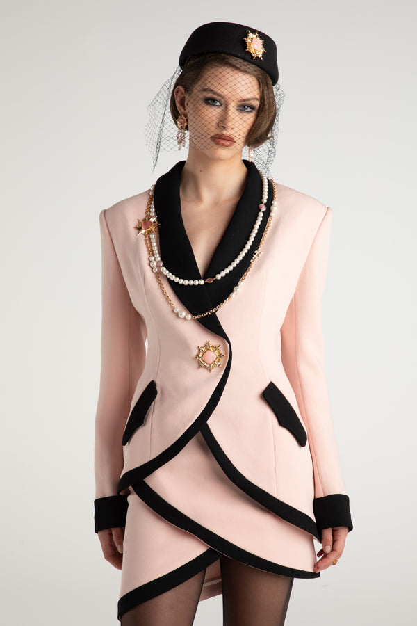 Nana Jacqueline Brooke Suit Jacket (Pink) (Final Sale)