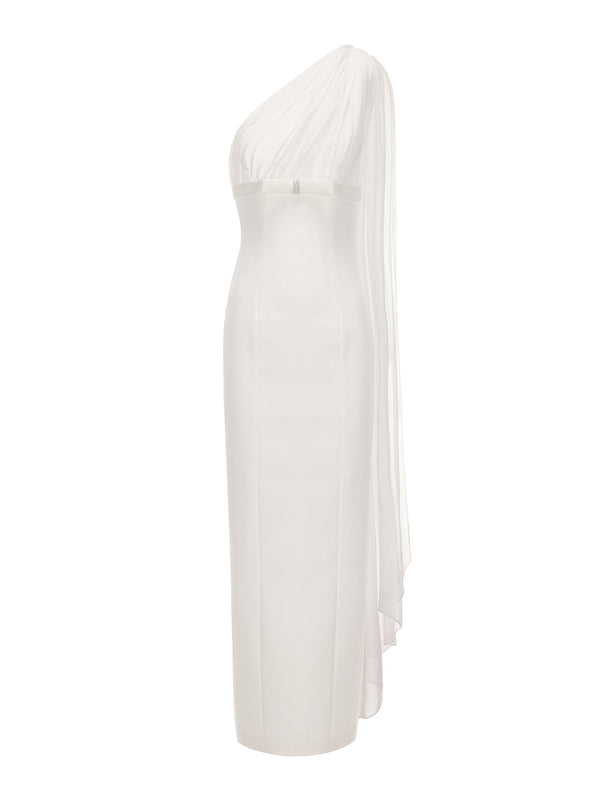 nana jacqueline Camella Dress (White) (Final Sale)