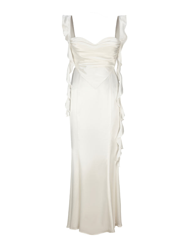 nana jacqueline Caroline Dress (White)