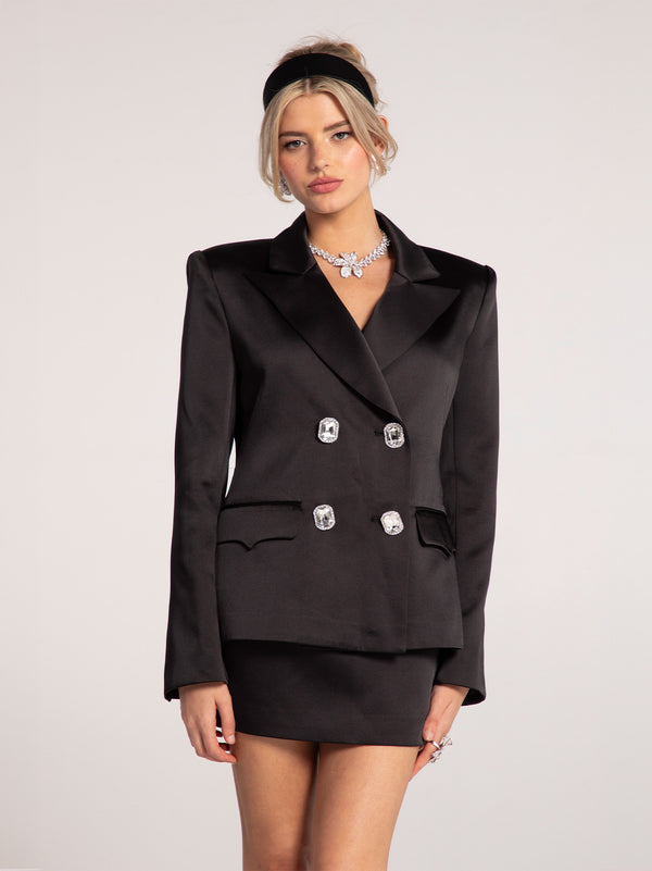 Nana Jacqueline Cassandra Blazer (Black) (Final Sale)