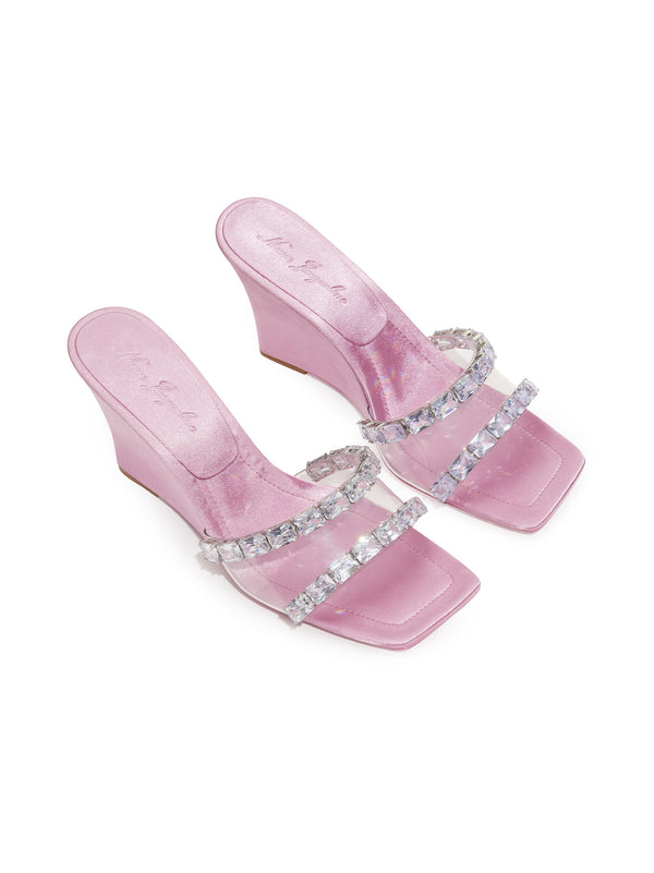 nana jacqueline Cassandra Diamond Heels (Pink)