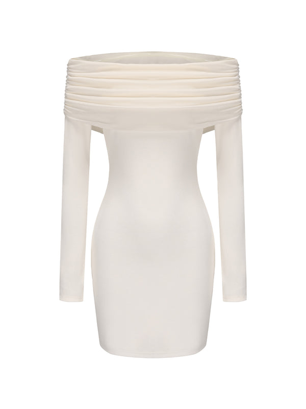 nana jacqueline Chantel Dress (White) (Final Sale)